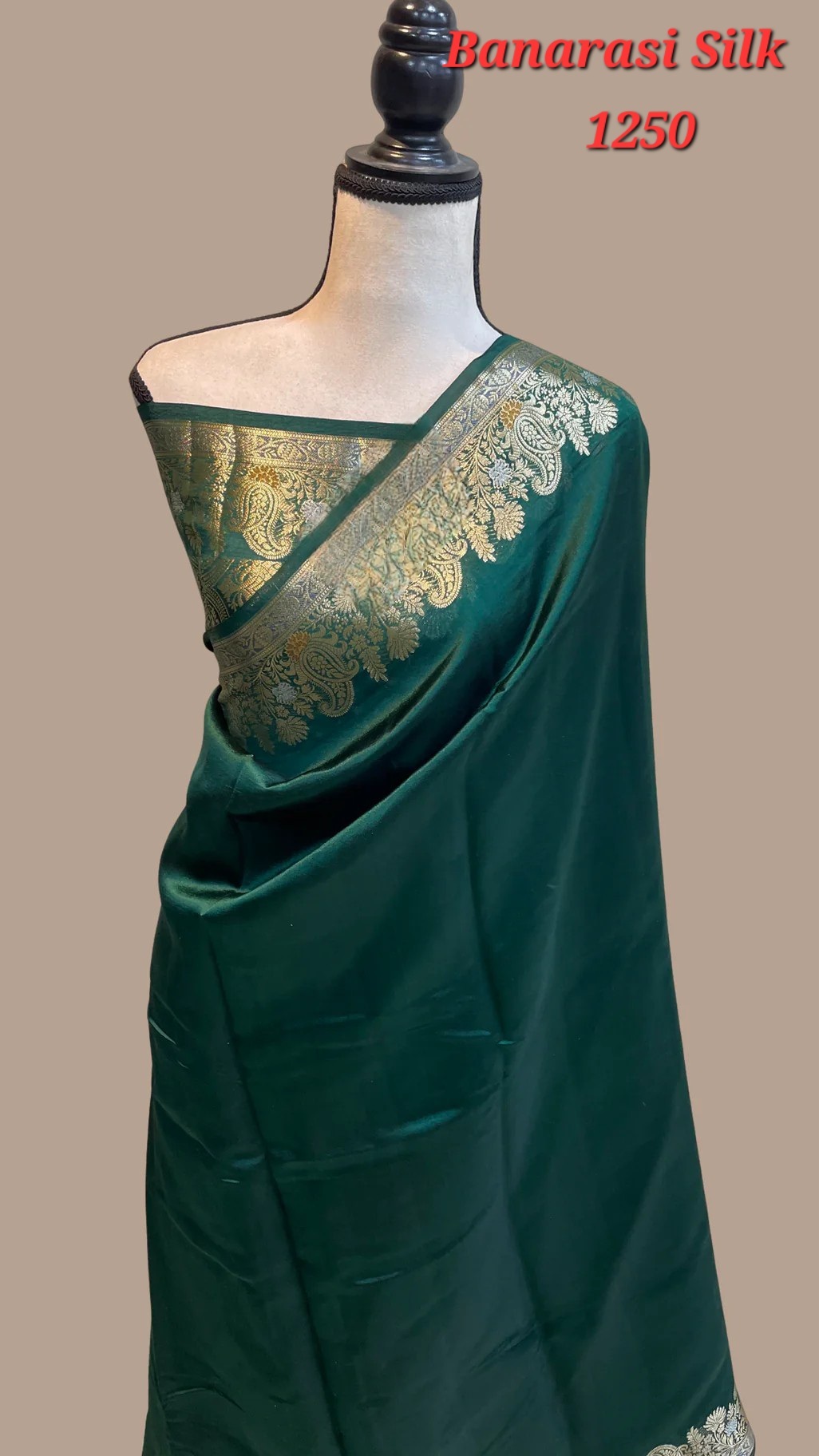 Banarasi Border Saree - Color: Blue