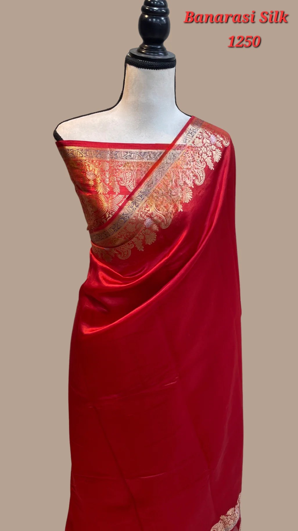 Banarasi Border Saree - Color: Blue