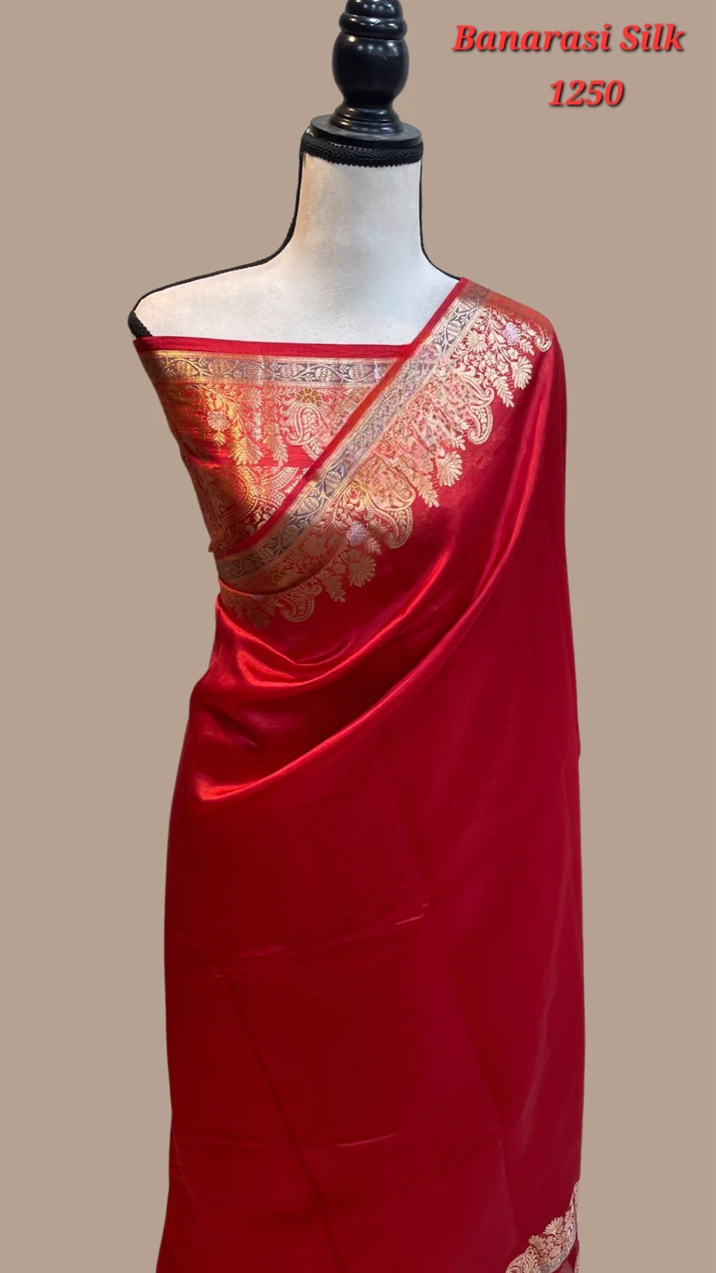 Banarasi Border Saree - Color: Blue
