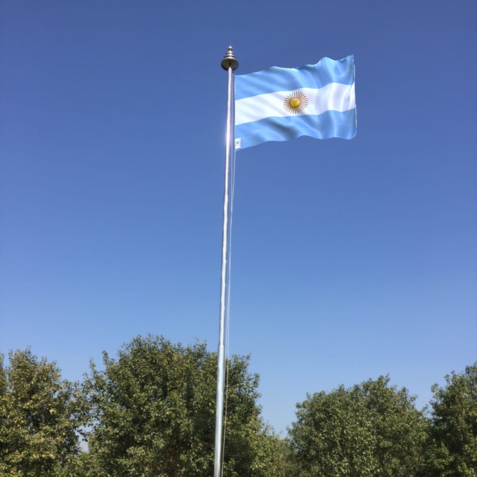 Outdoor Flag Pole - Material: Polyester
