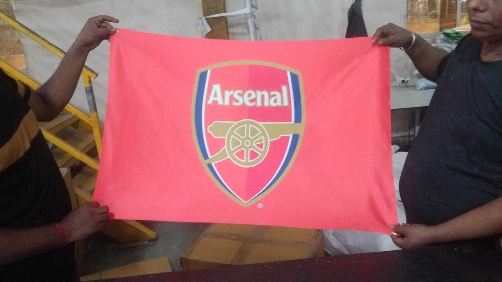 Polyester Sport Flags - Customized Size, Printed And Embroidered Style | Color And Logo Customization