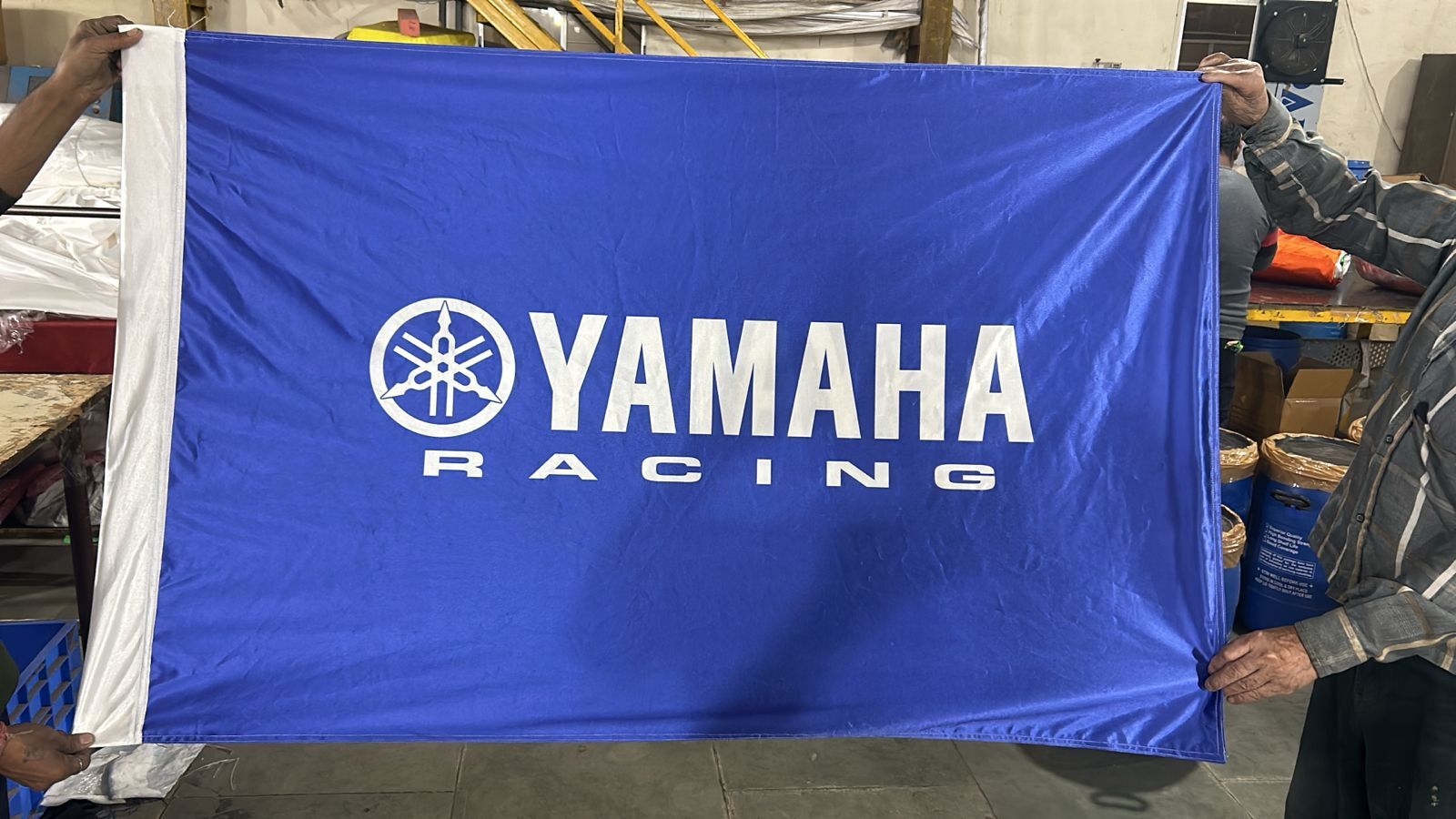 Corporate Flying Flag - 100% Woven, Knitted, Spun Polyester | Custom Sizes, Multi-color Design, Polished Surface Finishing, Perfect For Advertising And Decoration