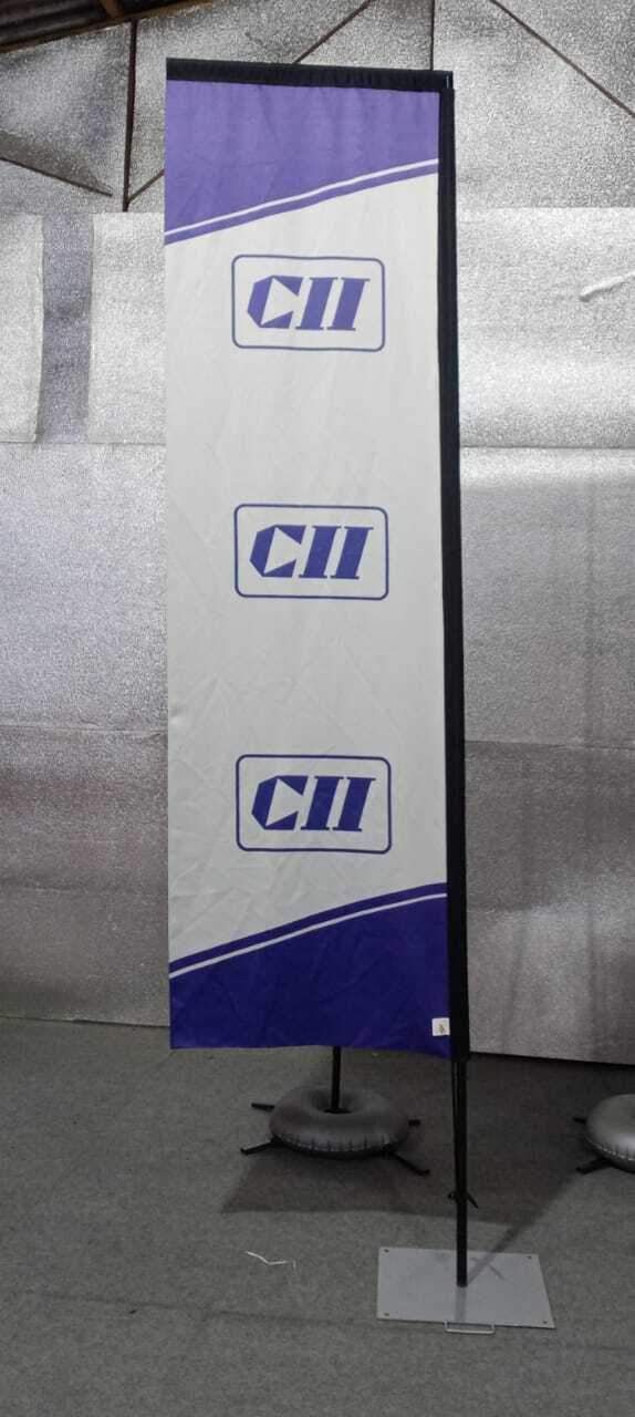 Rectangle Flag - Flagpole Material: Fiberglass