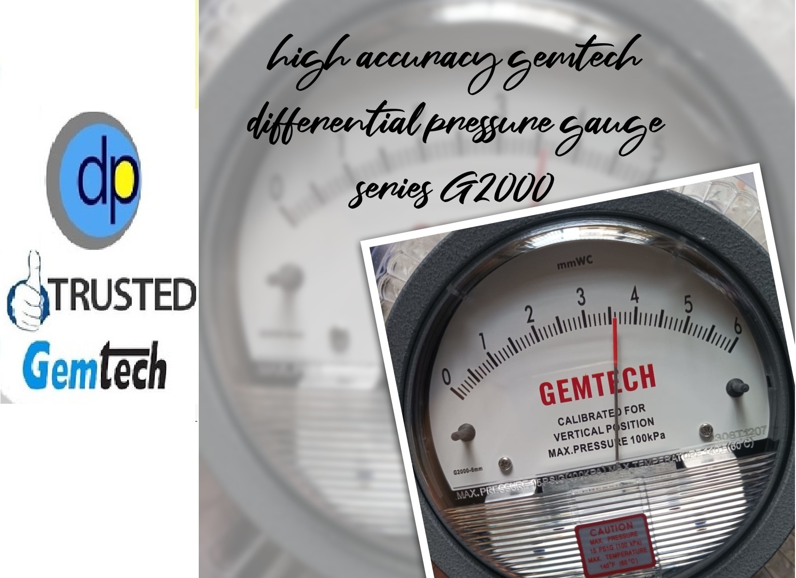 Gemtech Differential Pressure Gauge Dealers Near By Sanjeevan Maan Hospital