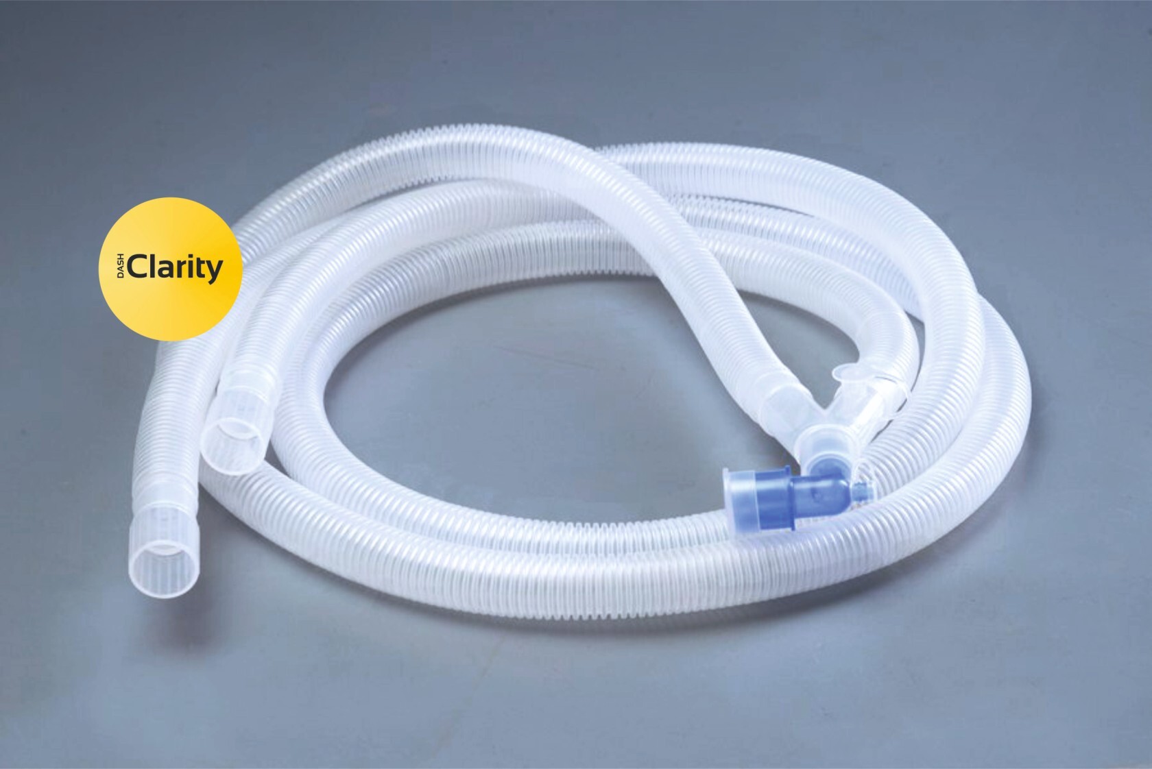 White Transparent Ventilator Circuit