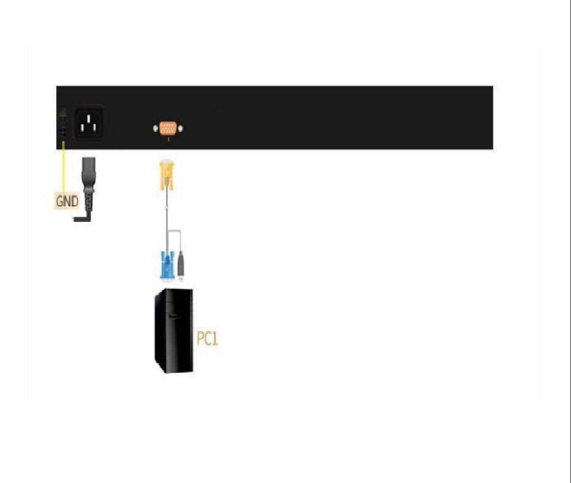 Sts 21.5 Inch 1 Port Led Vga Kvm Switch Datasheet