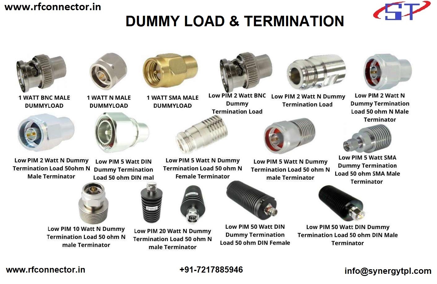 6db 20watt N Type Attenuator - Application: Rf