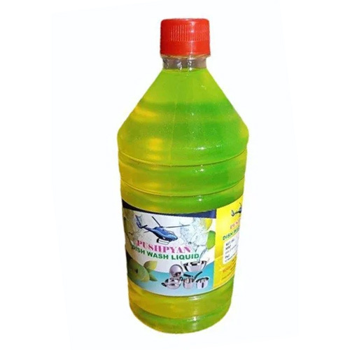 Dish Wash Liquid - Liquid Detergent, 1 Litre Bottle, Lemon Fragrance, Green Color, Removes Grease for Home & Commercial Use