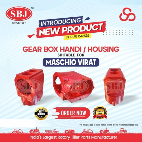 Gear Box Handi / Housing Suitable For Maschio Virat - Color: Red