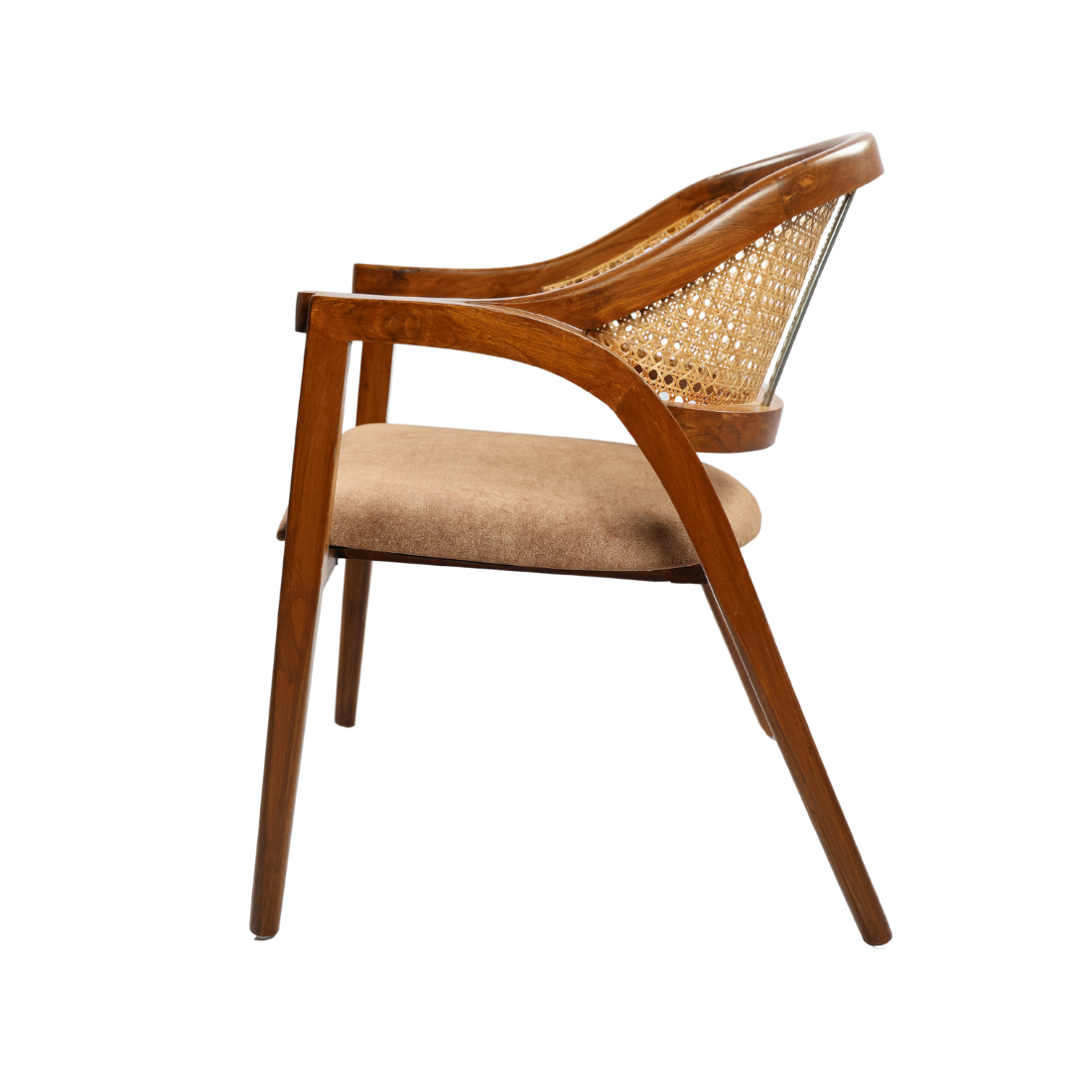 Adhunika Solid Wood Dining Table Chair - Artwork: Handmade