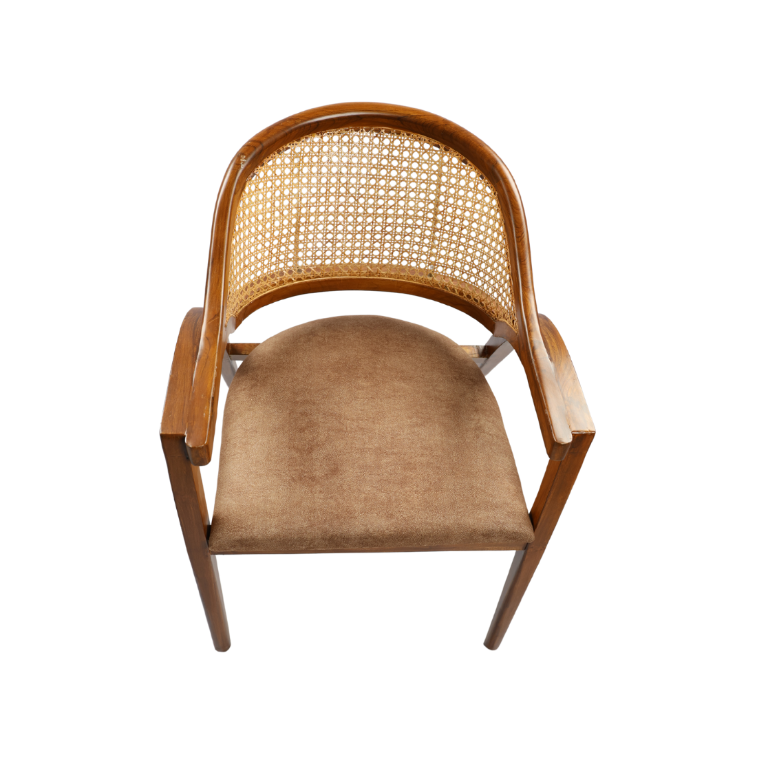 Adhunika Solid Wood Dining Table Chair - Artwork: Handmade