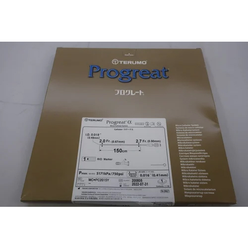 Manual Terumo Progreat Micro Catheter