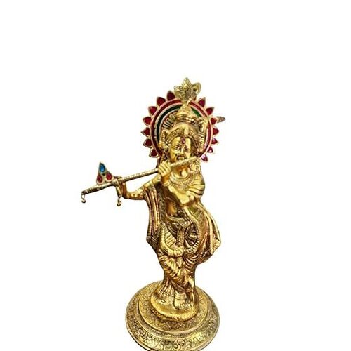लॉर्ड कृष्ण जी बड़ी पीतल की प्रतिमा