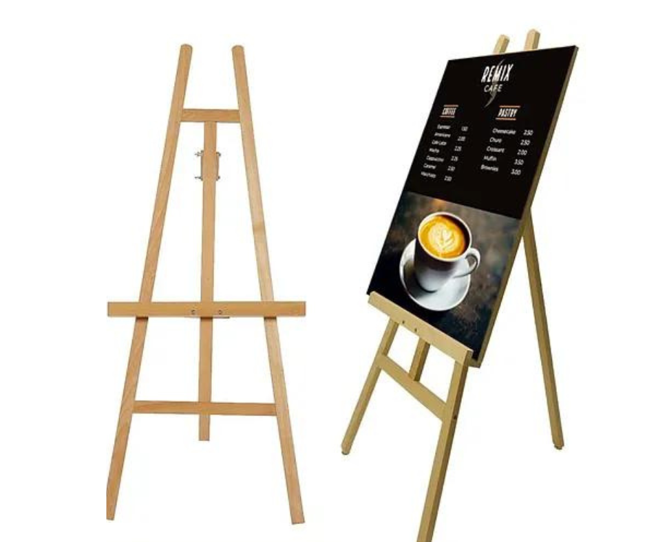 Wooden Standee - High-quality Wood, Customizable Dimensions For Brand Display | Elegant, Durable, Easy Assembly For Indoor Events