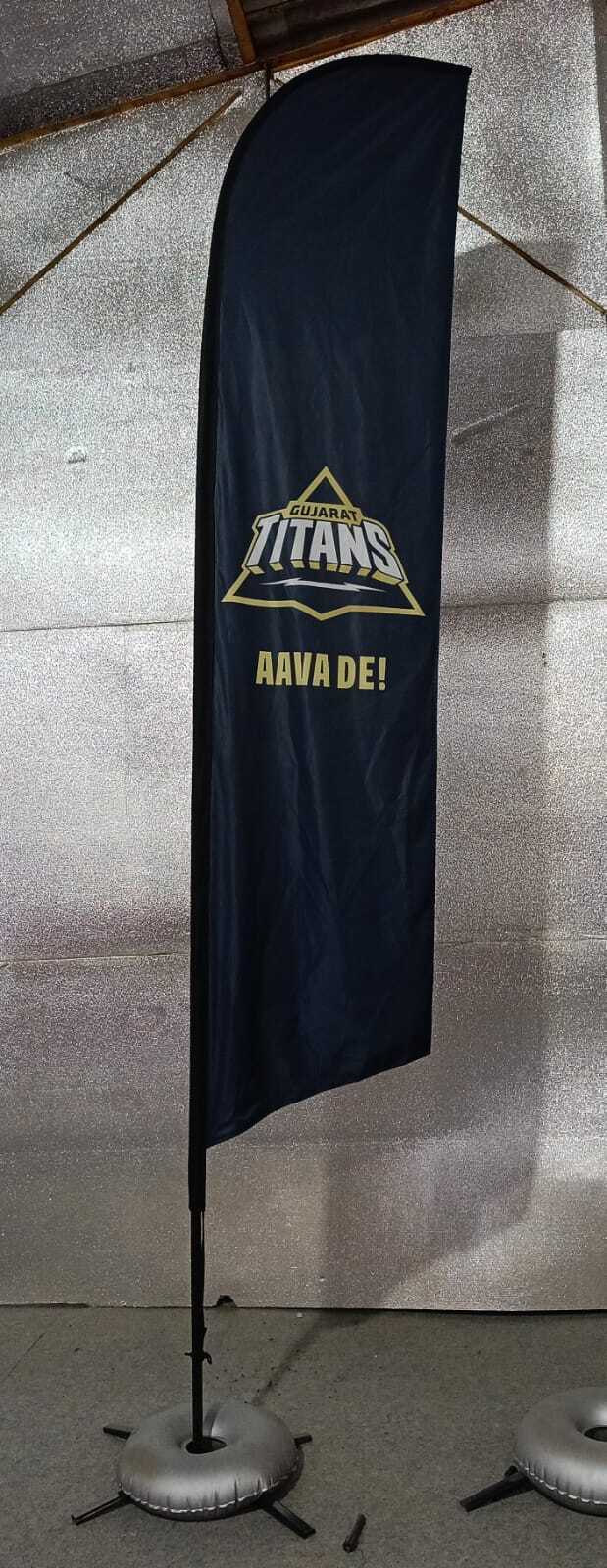 Curved Top Flag - Flagpole Material: Fiberglass