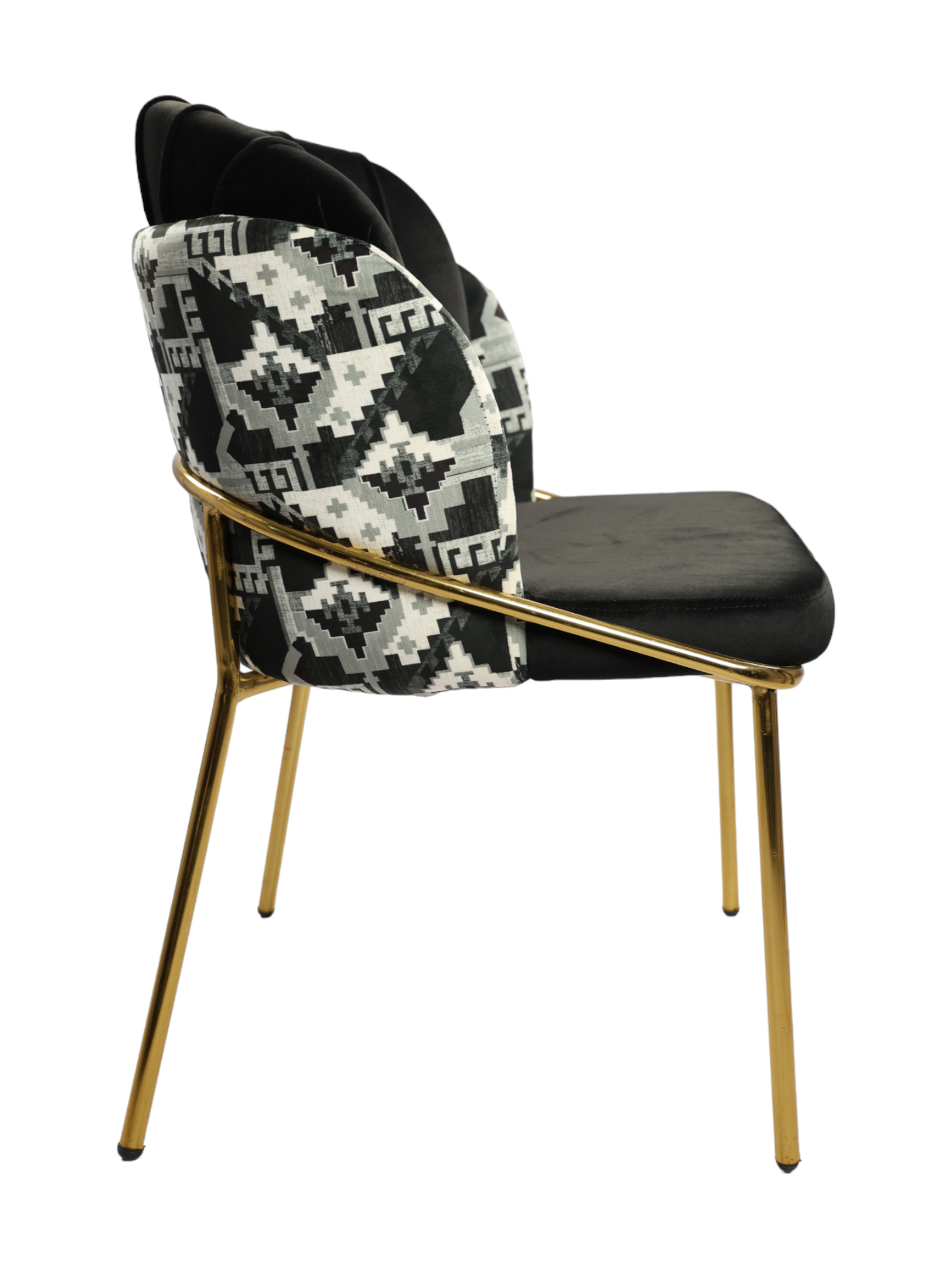 Adhunika Cafe Furniture Chair(golden Base)