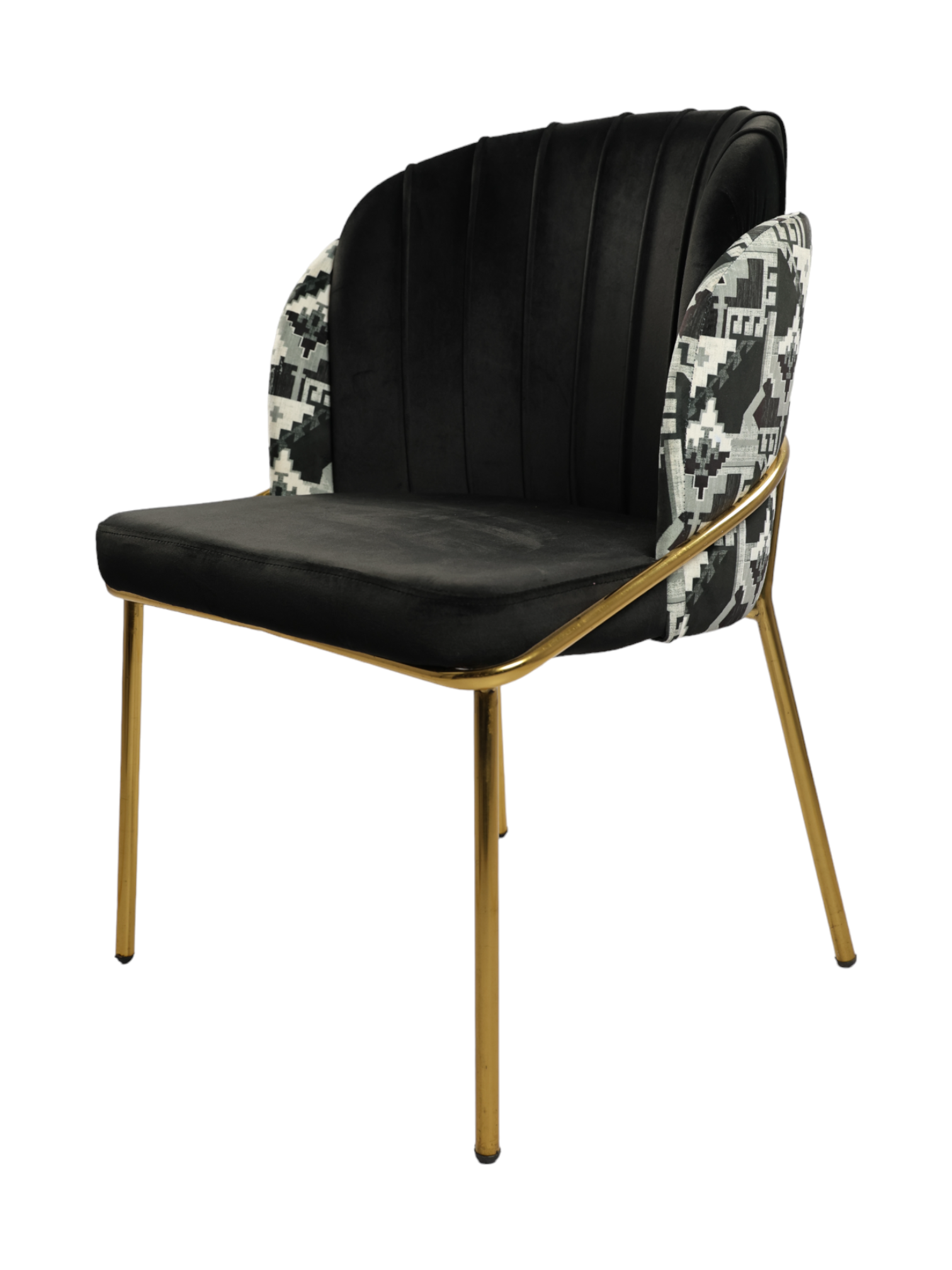 Adhunika Cafe Furniture Chair(golden Base)