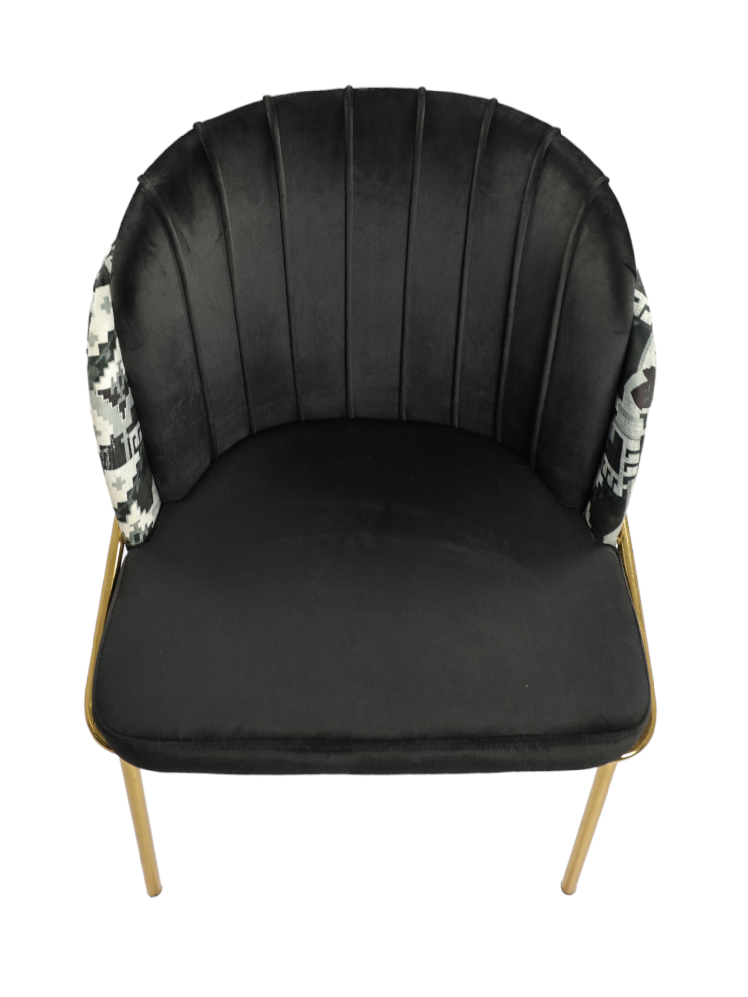 Adhunika Cafe Furniture Chair(golden Base)