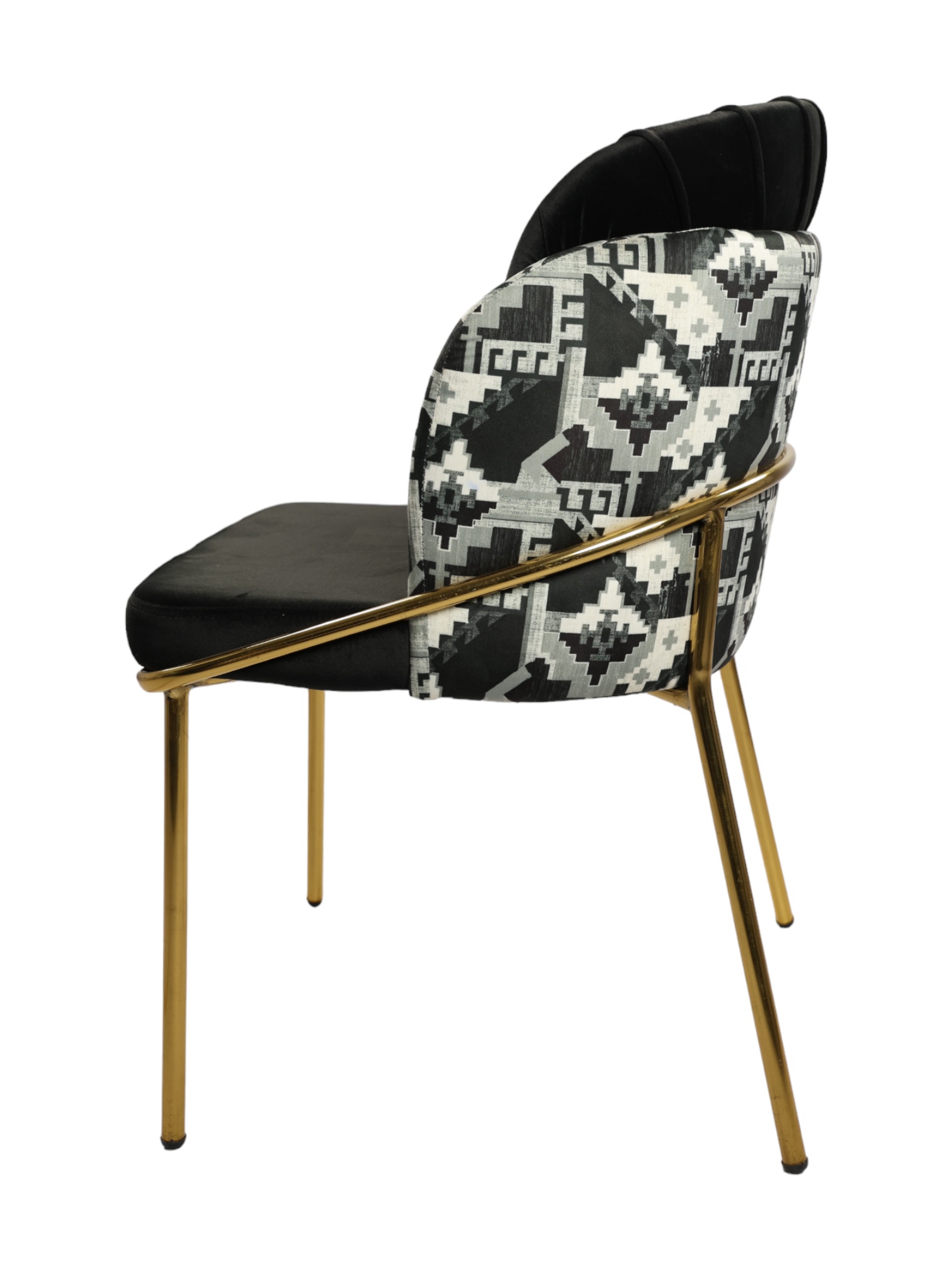 Adhunika Cafe Furniture Chair(golden Base)