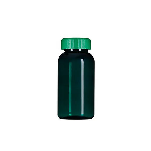 Wholesale Bpa Free Food Grade 200cc Translucent Green Pet Plastic Bottle Pill Tablet Nutritional Medicine Bottle With Lid Size: 200ml