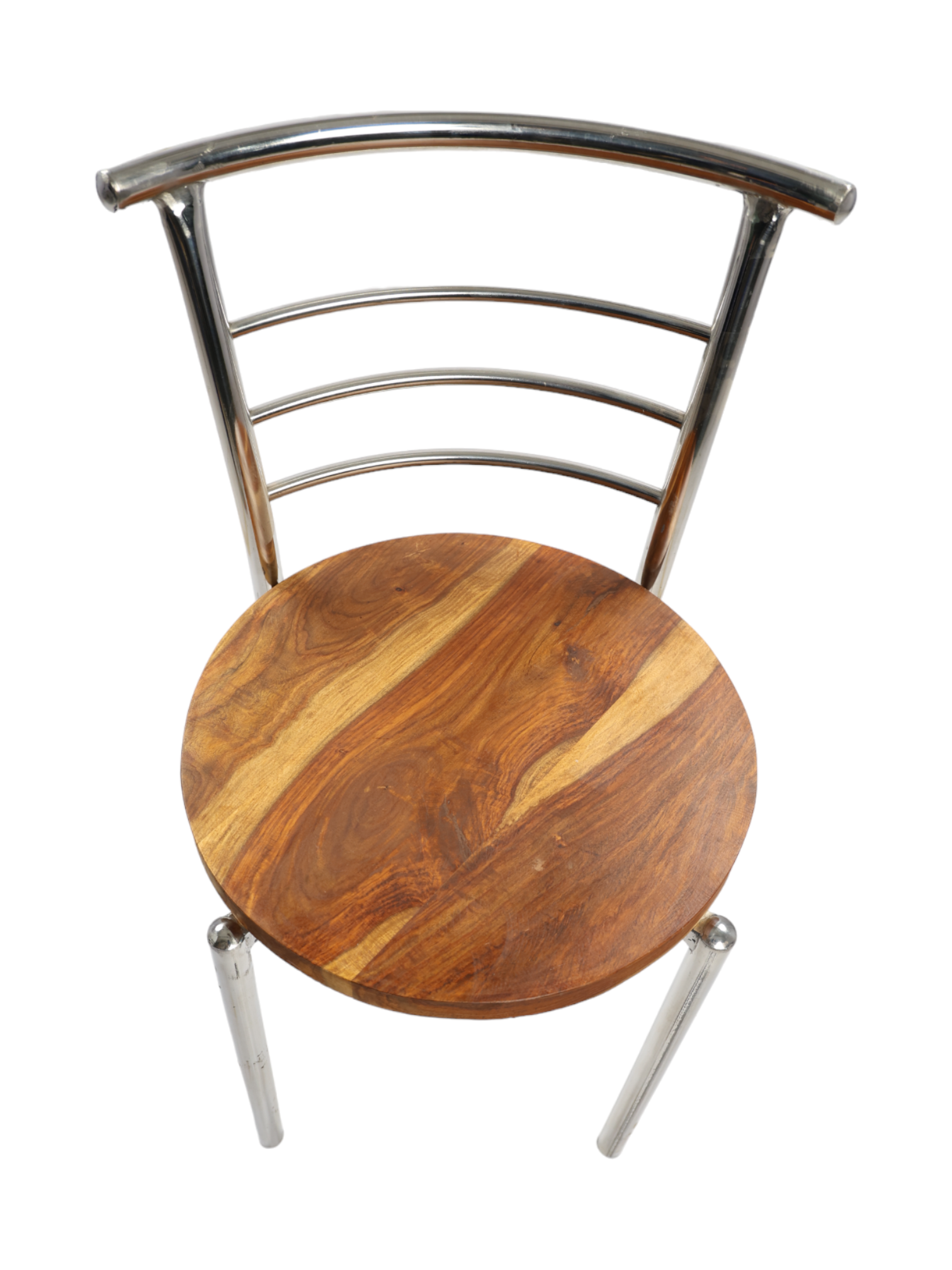 Adhunika Steel Dining Chair Brown