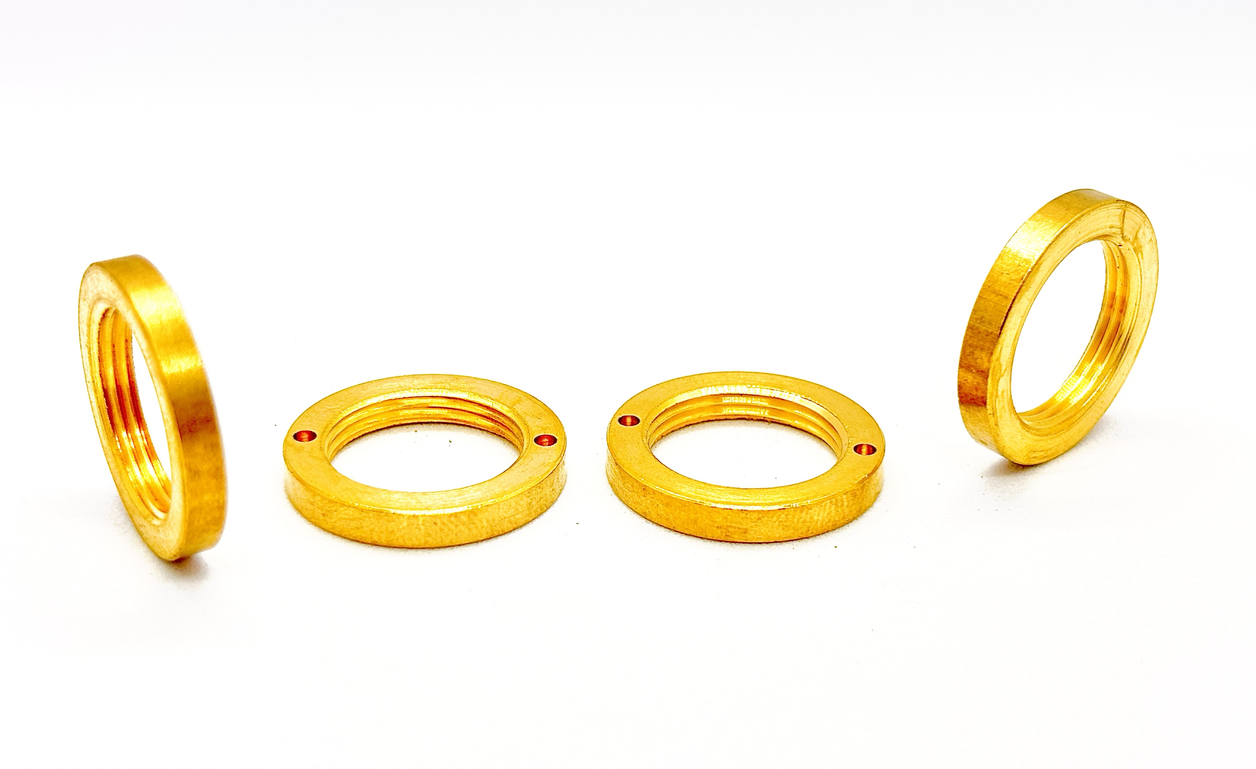Brass Toggle Ring (Knurled) - Customizable Size And Dimension | Flawless Finish, Corrosion Resistance, Superior Strength