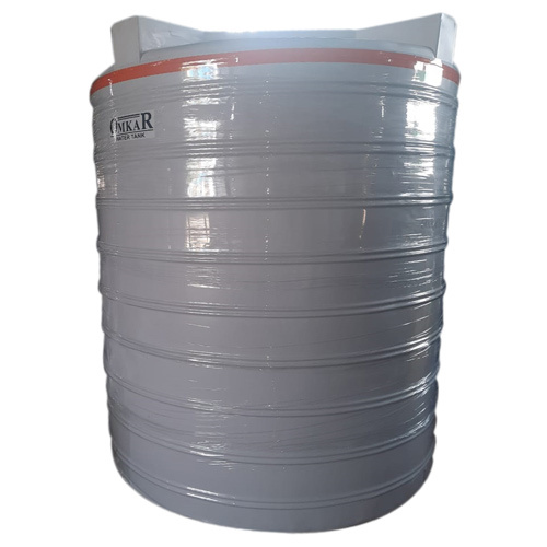Plastic White Omkar 3 Layer Storage Tank