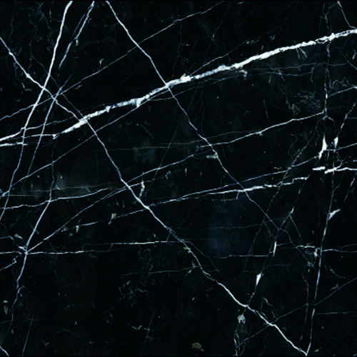 Marquina Black Marble - 16mm Slabs | Polished Finish, Black Color, Available in Various Sizes for Countertops and Flooring