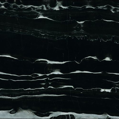 Silver Portoro Marble - 18mm Thick, Polished Finish | Black Marble, Various Sizes Available
