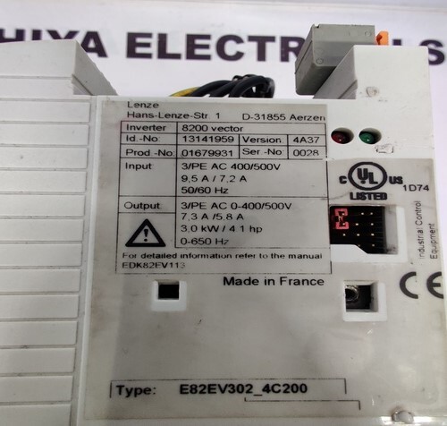 Lenze E82ev302-4c200 Frequency Converter