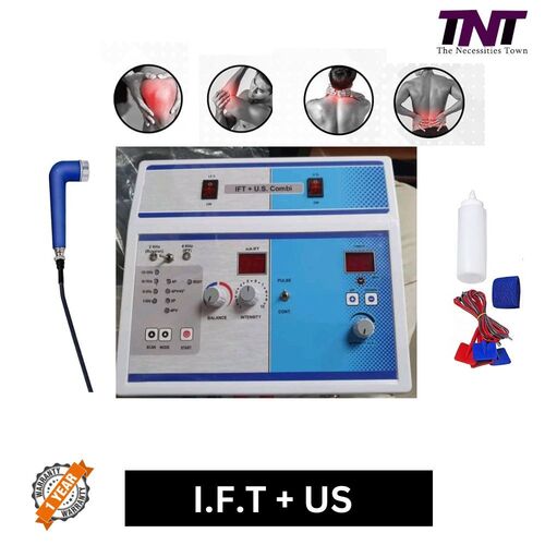 TNT IFT+US फिजियोथेरेपी मशीन दर्द राहत के लिए इंटरफेरेंशियल थेरेपी + अल्ट्रासोनिक थेरेपी