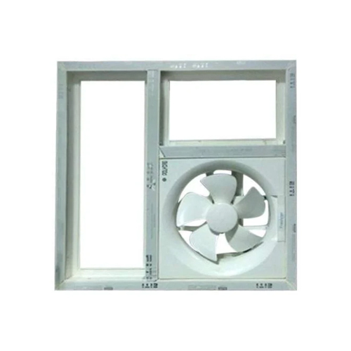 पाकघरे के लिए निकास पंखे के साथ UPVC वेंटिलेटर खिड़की