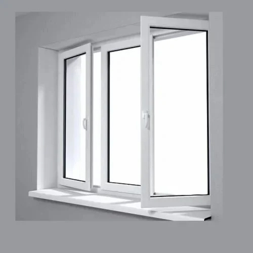 सफेद UPVC कैसमेंट विंडो