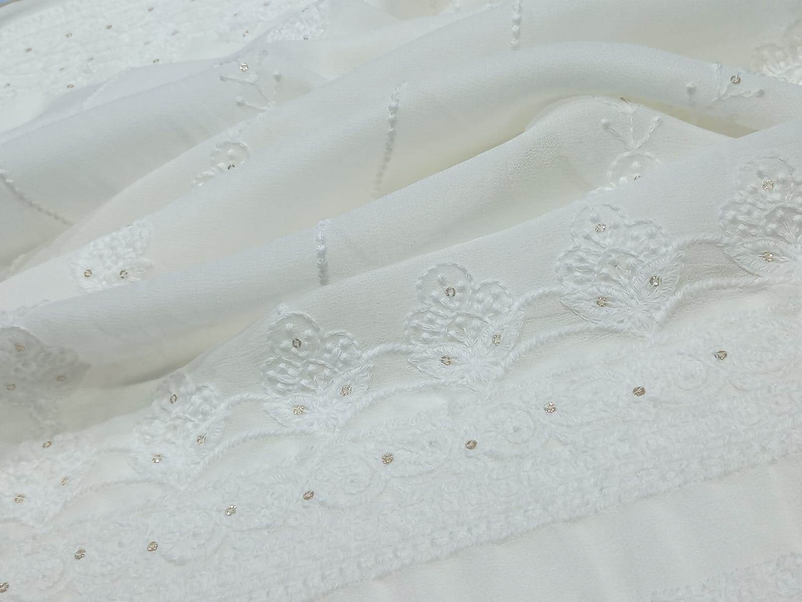 Butti Pattern Design Dupatta Fabric