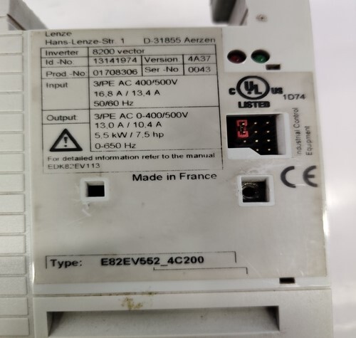 Lenze E82ev552-4c200 Frequency Converter