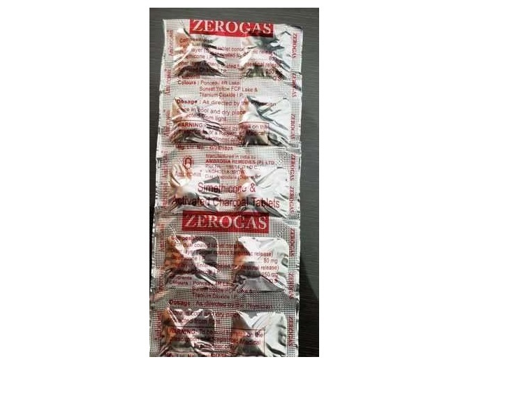 Dual Coated Tablets Of Activated Charcoal 250/400mg And Simethicone 80mg - Storage Instructions: Keep In A Cool & Dry Place