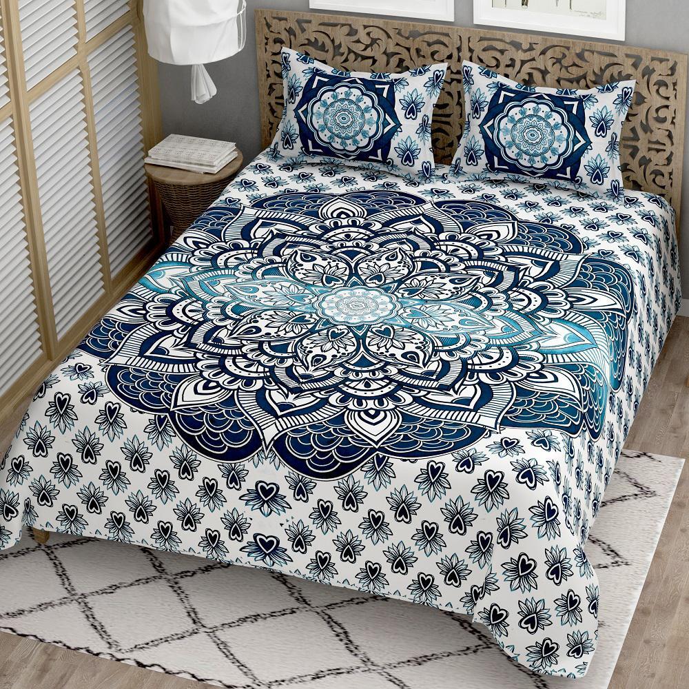 Pure Cotton Double Bedsheets