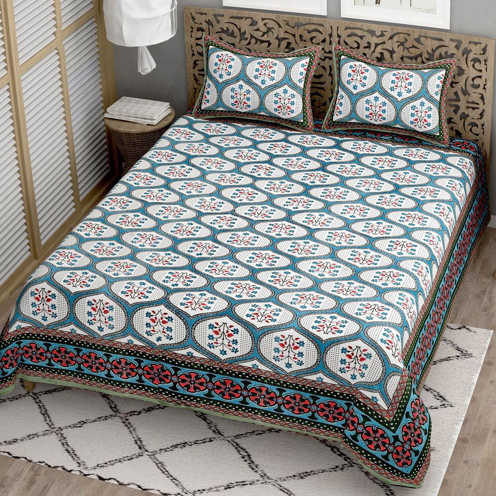 Pure Cotton Double Bedsheets