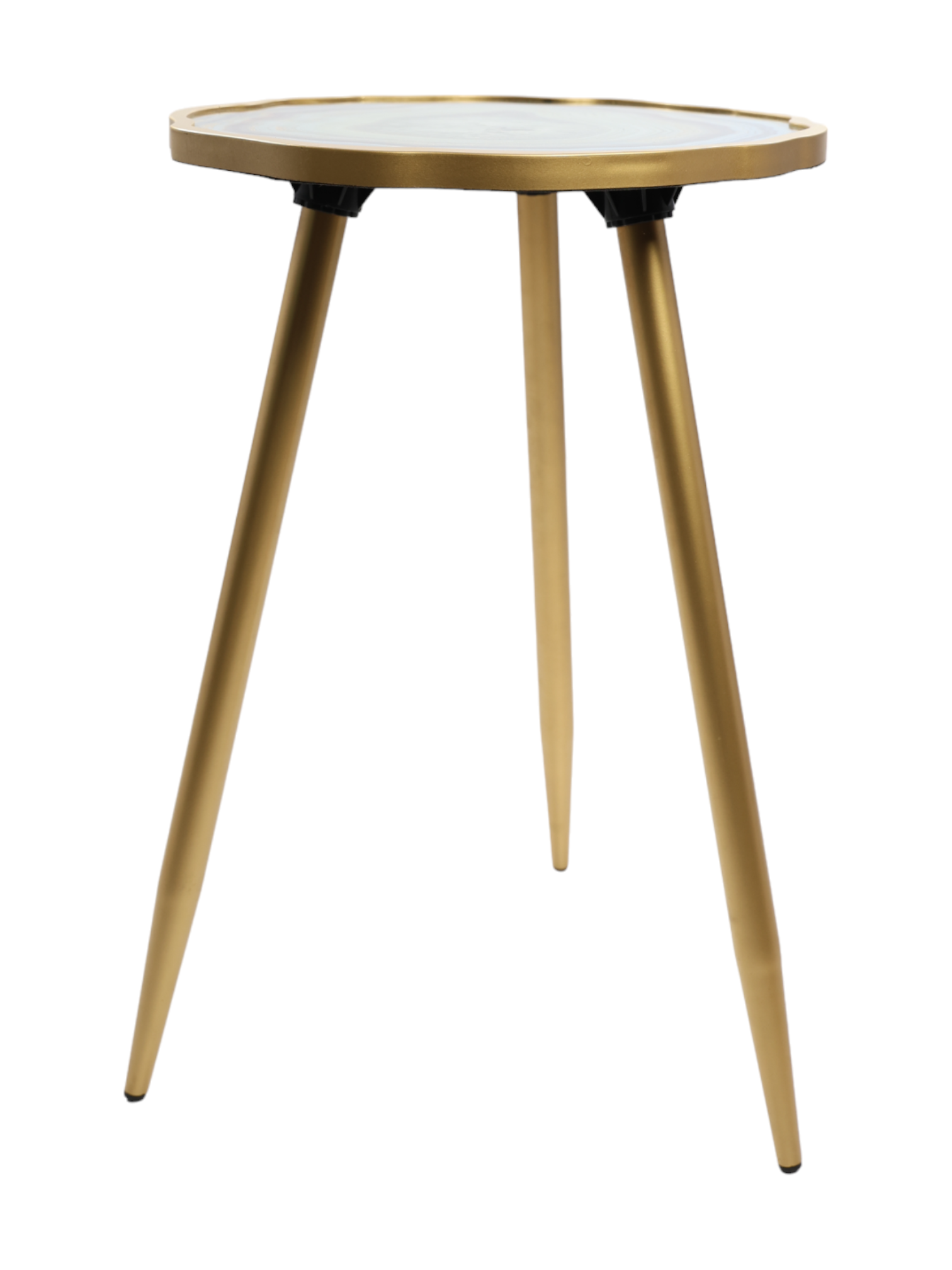 Adhunika Bedside Table With Glass Top - Assembly: No Assembly Required