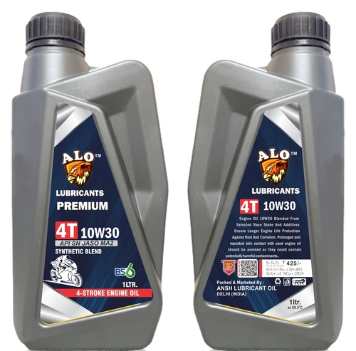 ALO 1 LTR 4T 10W30 सेमी सिंथेटिक तेल