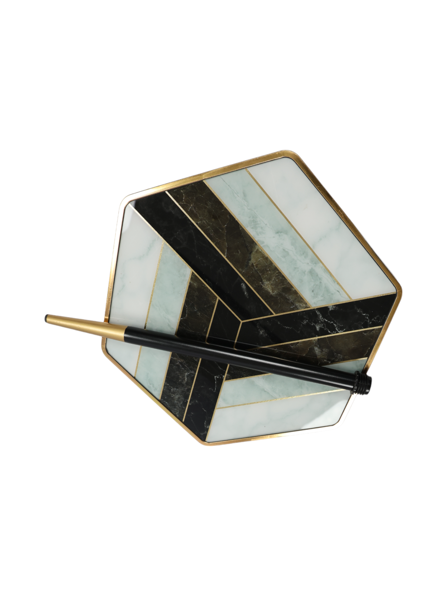 Adhunika Bedside Glass Top Table - Assembly: No Assembly Required