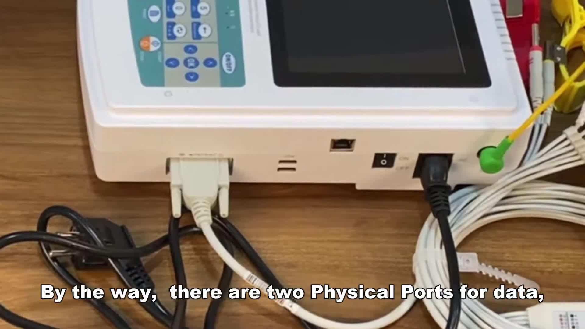 12 Channel Ecg Machine - Color Code: White