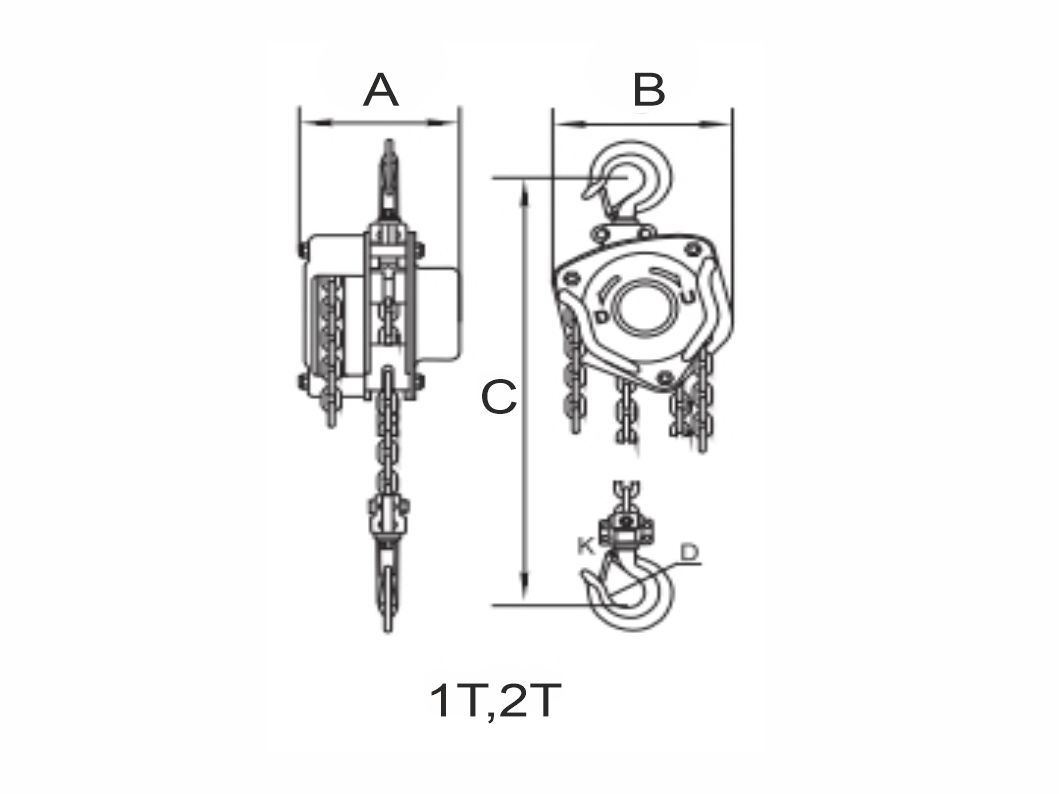 Easy To Operate Liftit Chain Pulley Blocks