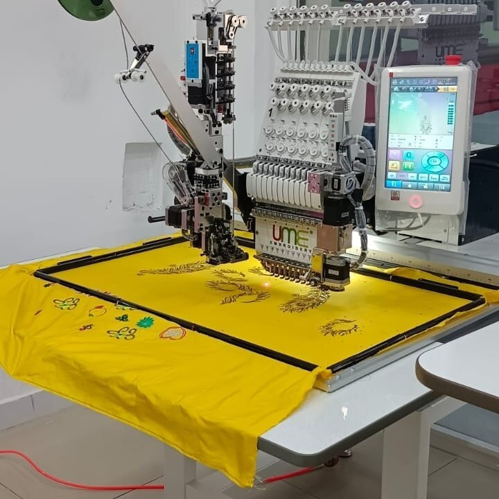 Ume 6g 20/48+20/32 Computerized Embroidery Machine - Dimension (L*w*h): L: 1500mm W: 1200mm H: 1300mm Millimeter (Mm)