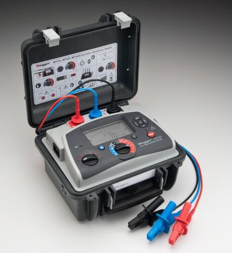 Black Mit525 5Kv Insulation Resistance Tester