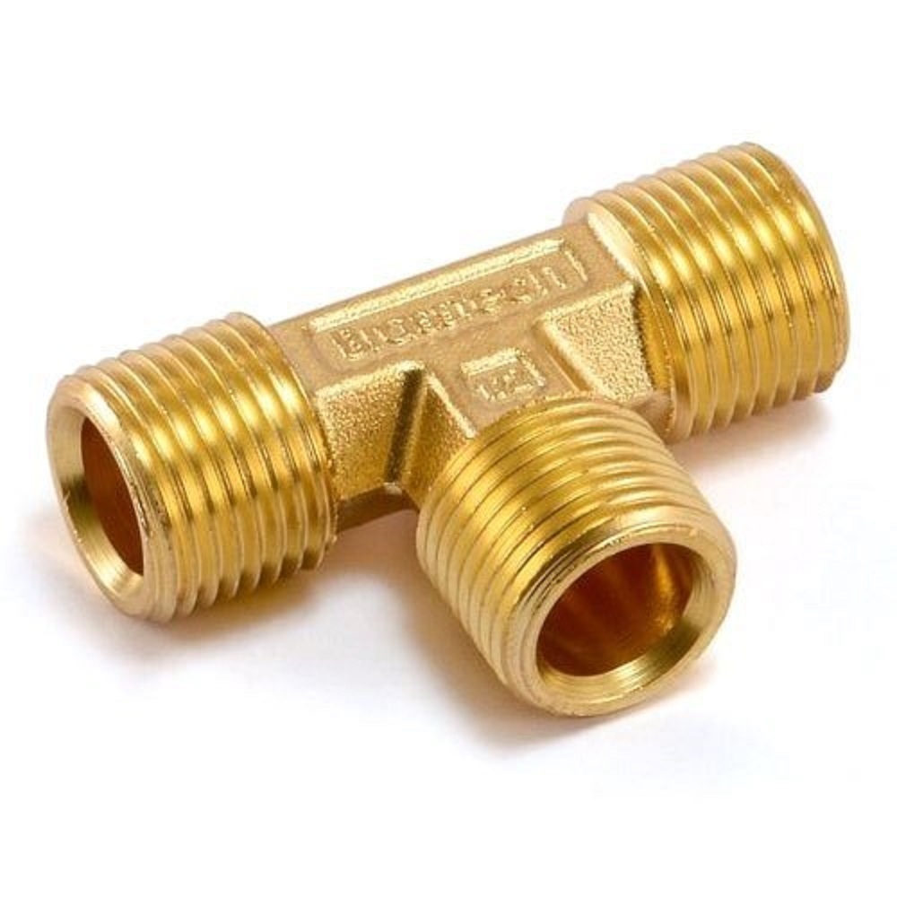 Brass Compression Fitting Run Tee