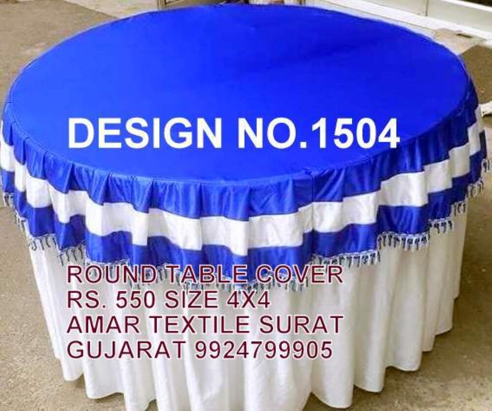 Table Cover - Good Material, 4x4ft Size, Super Width, Perfect Color | Quick Dry, Washable, Strong Density For Festivals, Full Use