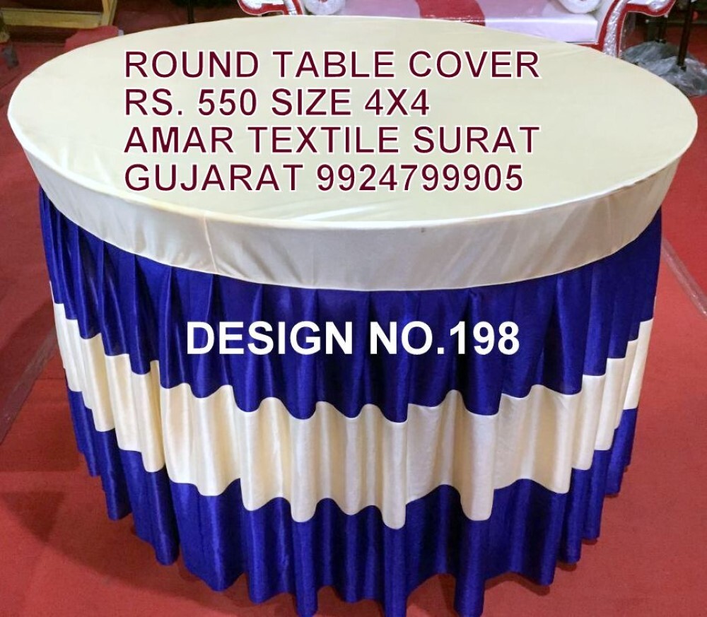 Table Cover - Good Material, 4x4ft Size, Super Width, Perfect Color | Quick Dry, Washable, Strong Density For Festivals, Full Use