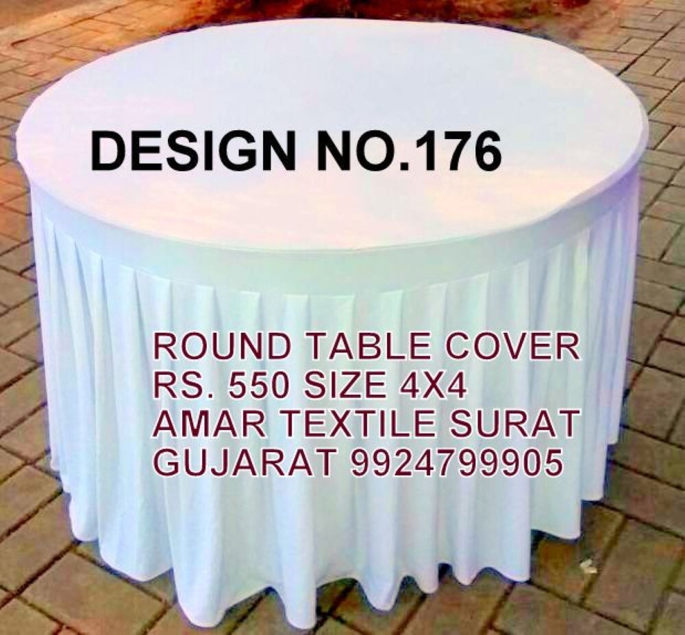 Table Cover - Good Material, 4x4ft Size, Super Width, Perfect Color | Quick Dry, Washable, Strong Density For Festivals, Full Use