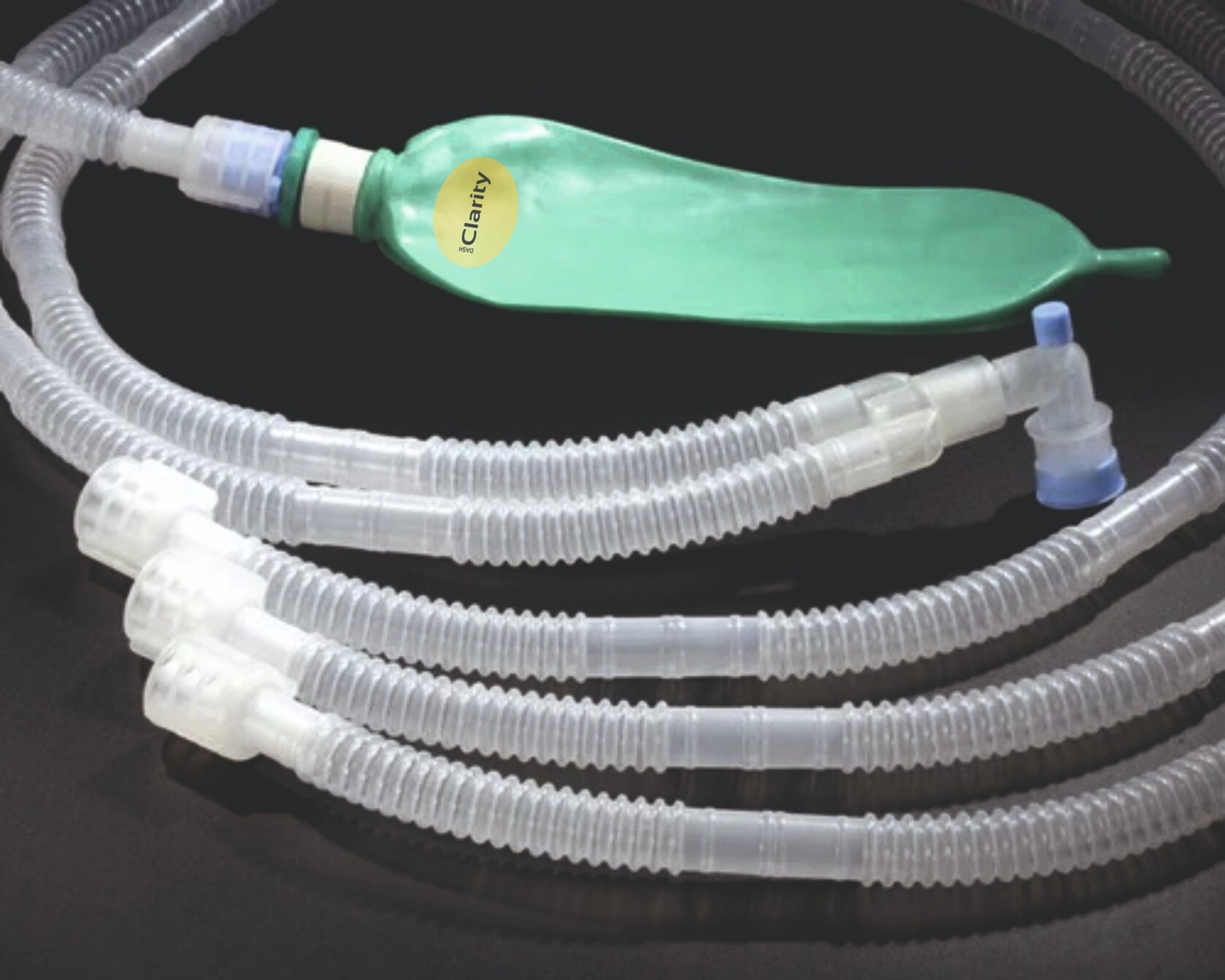 Pediatric Anesthesia Circuit - Plastic Material, White Transparent Color | Manual Operation, Universal Compatibility, Low Compliance Tubing